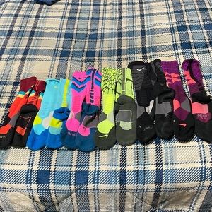 6 pairs of Nike hyper elite socks